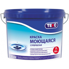 ТЕКС Краска в/д моющаяся класс ПРОФИ супербелая (0,9л=1,4кг)